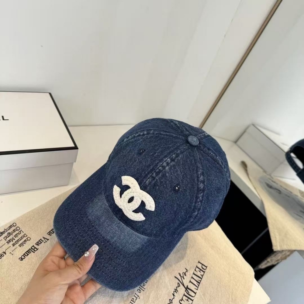 Chanel blue baseball cap